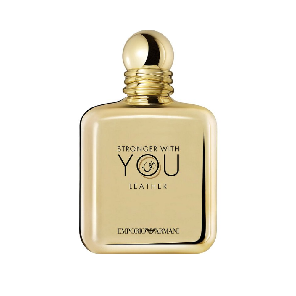 Stronger with you leather sample